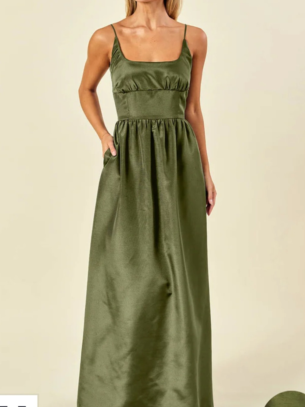 Jane Floor Length Scoop Neck Bridedmaid Dress